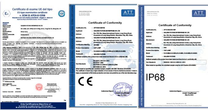 Сертифицированный ATEX шахтерский фонарь для угольных шахт, 7.8 Ач литий-ионный перезаряжаемый налобный фонарь с защитой IP68 6
