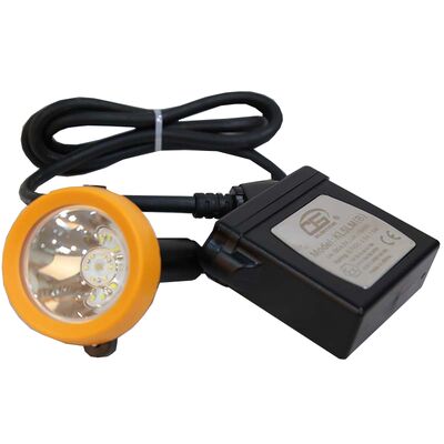 KL5LM 20000 Lux AC Corded LED Mining Cap Lamp  Industrial Coal Miner Headlight IP Rated Heavy Duty