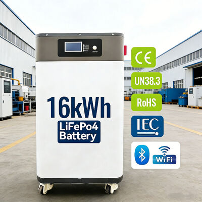 Аккумулятор LiFePO4 16 кВтч, раздельный, класс A, NK006, 51,2 В, 314 Ач, инвертор 10 кВт, солнечная энергия, домашнее хранение энергии с интеллектуальной BMS