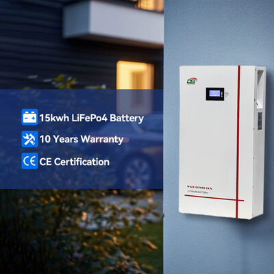 Настенный аккумуляторный блок LiFePO4 BG03 51.2V 100A 200Ah 10kWh с BMS для домашней системы хранения энергии